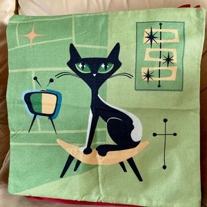 MCM NWOT Pillow Cover Cat